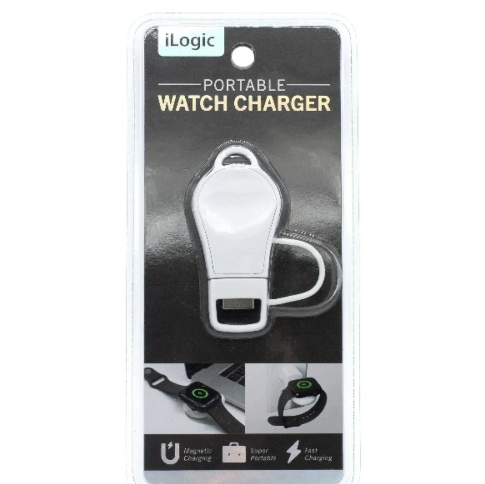 ILogic White Portable Watch Charger